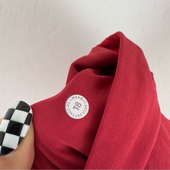 Lululemon Court Rival High Rise Pleated Skirt in Dark Red - Picture 10 of 11